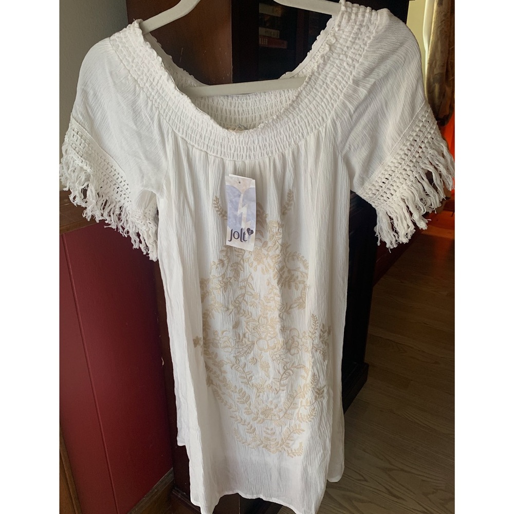 Fringey boho dress